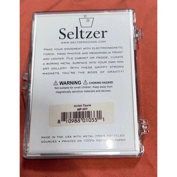 Magnet Set 4 Believe Unicorn Rainbow Girls Locker Seltzer Super Strong Positive - Picture 2 of 2